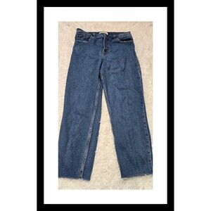 ​Abercrombie & Fitch The Mom High Rise Straight Leg Button Fly Jeans Size 30x25
